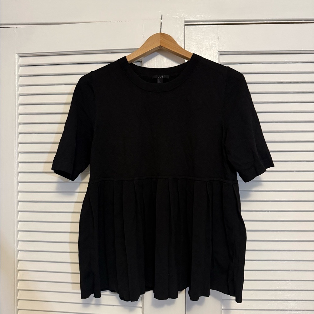 COS pleated tee